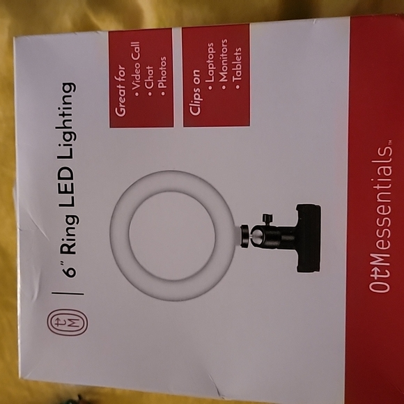 OTM Essentials LED Ring Light, 6"H, 10 Watt NIB - Picture 3 of 3